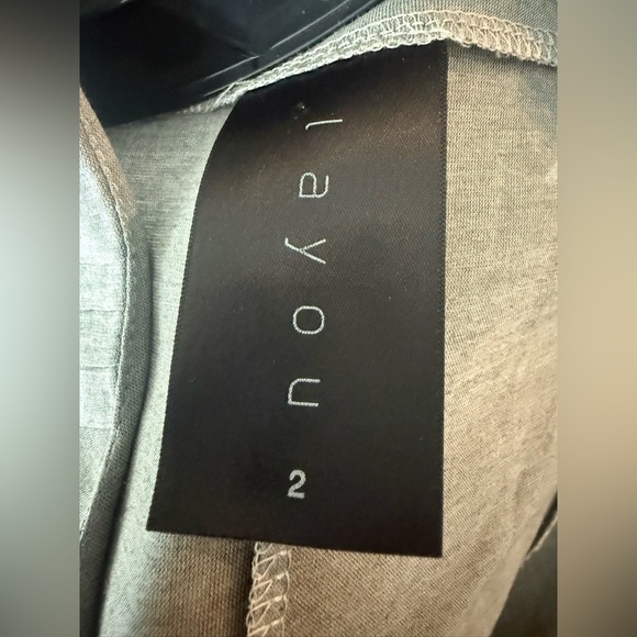 Layou Oversized Drapey Lagenlook Flowy Shirt Dress Loghtweight Size 2 US 14 - Picture 4 of 5